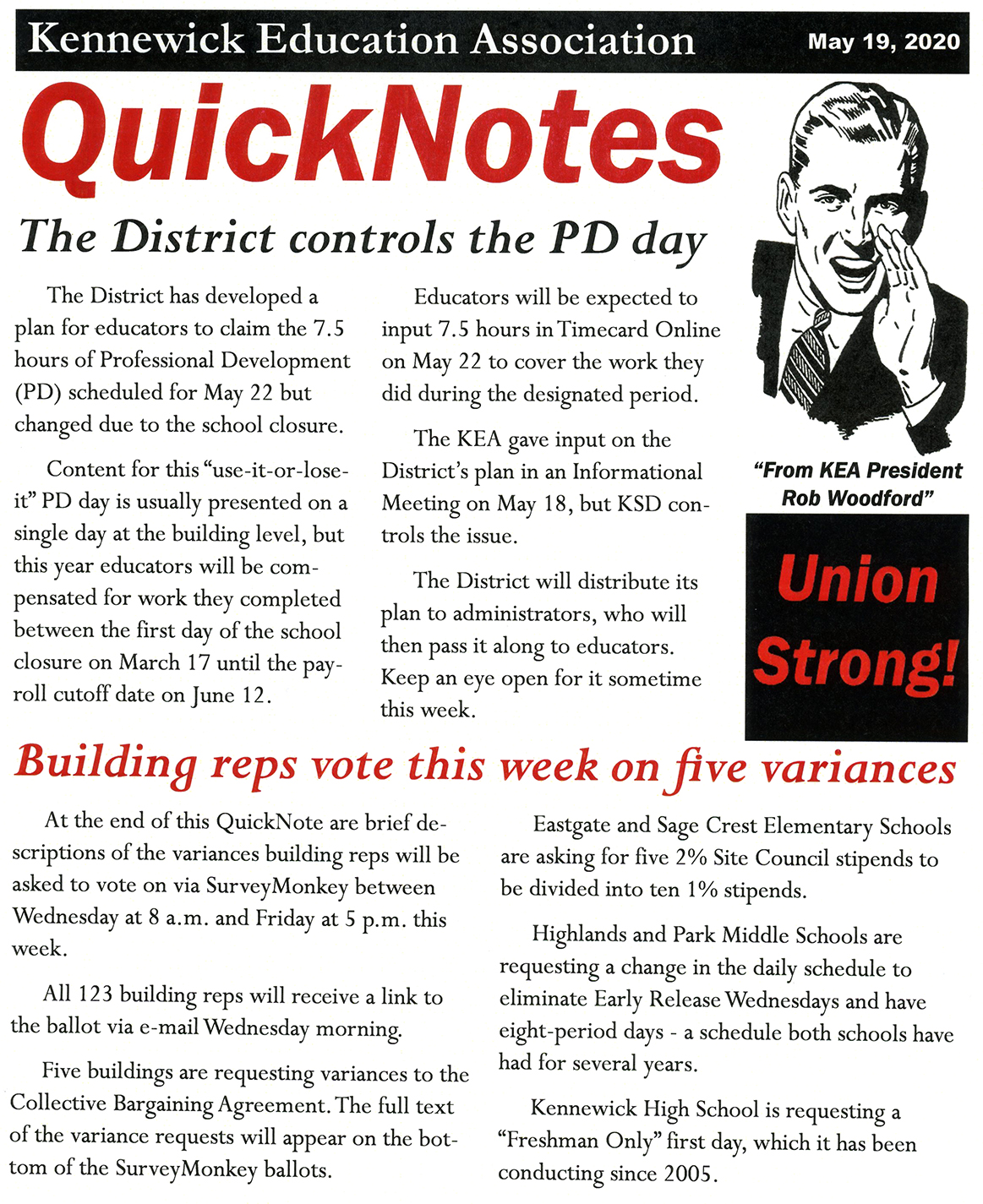 2020 05-19 QuickNotes